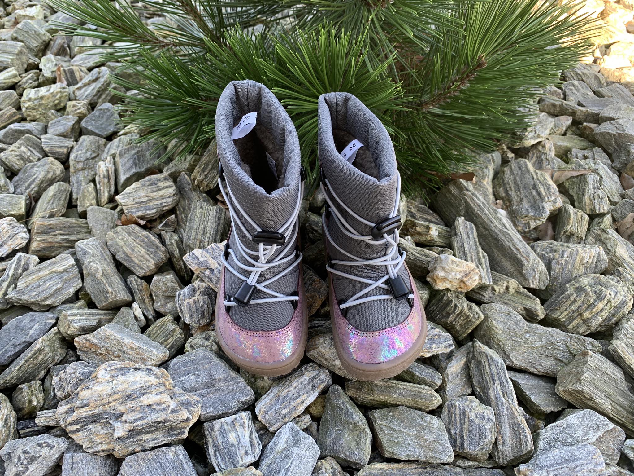 FRODDO ZIMNÍ BAREFOOT SNĚHULE G3160212-7 PINK SHINE